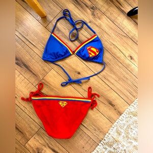 Superman string bikini